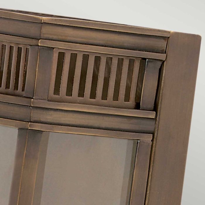 Elstead Lighting Holborn 2 Light Half Lantern Medium - Dark Bronze