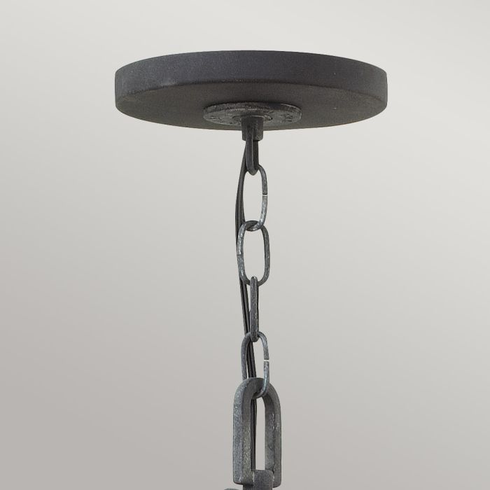 Elstead Lighting Holden 4 Light Pendant Chandelier - Aged Zinc