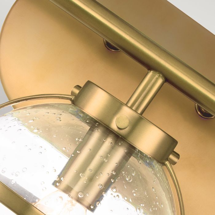 Elstead Lighting Hollis 3 Light Wall Light - Heritage Brass