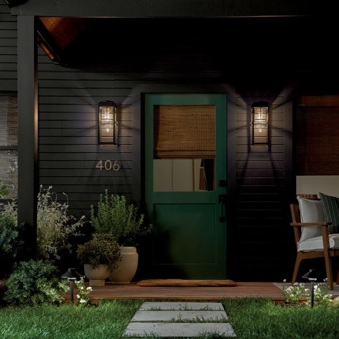 Elstead Lighting Hone Coastal 1 Lt Medium Wall Lantern - Textured Black