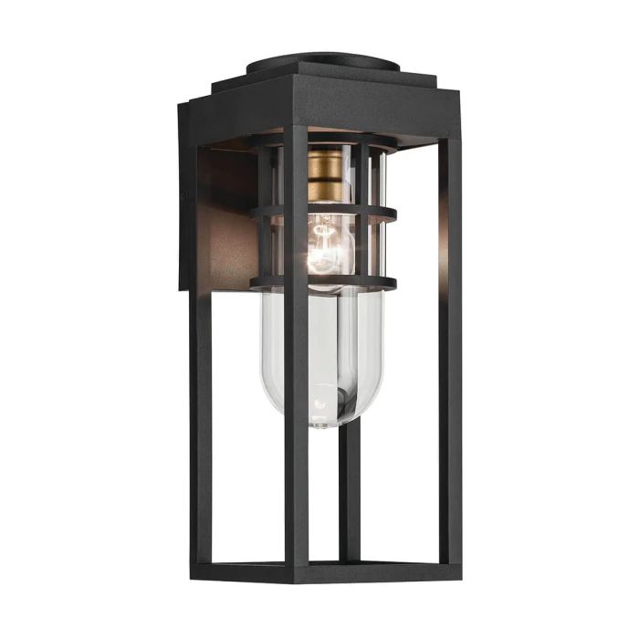 elstead lighting Hone Coastal 1 lt Medium Wall Lantern - Textured Black