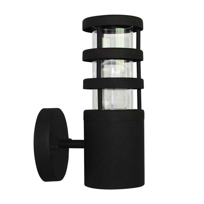 elstead lighting Hornbaek 1 Light Wall Lantern - Black