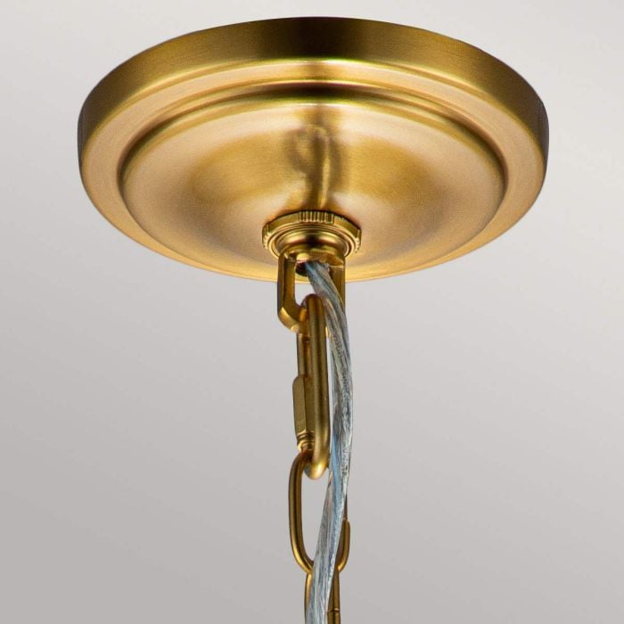 Elstead Lighting Hounslow 1 Light Mini Pendant - Burnished Brass