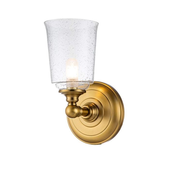 elstead lighting Huguenot Lake 1 Light Wall Light - Burnished Brass