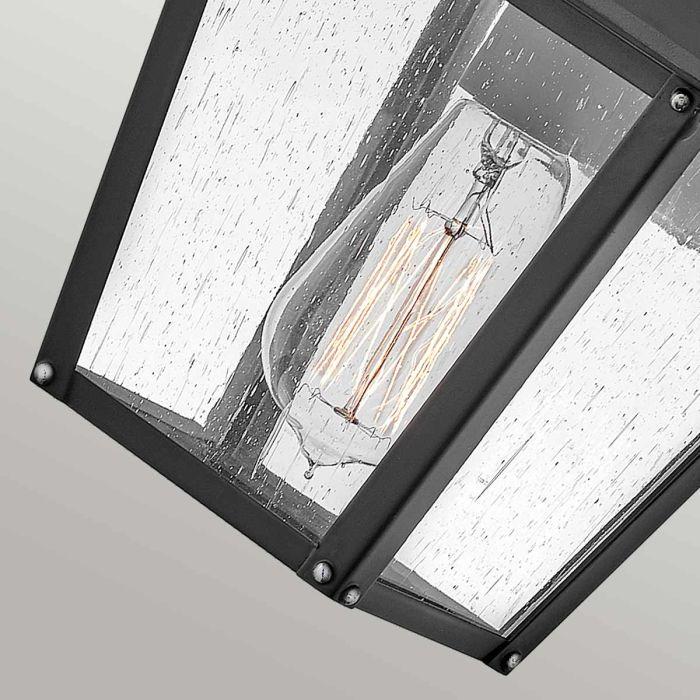 Elstead Lighting Huntersfield 1 Light Small Wall Lantern - Black