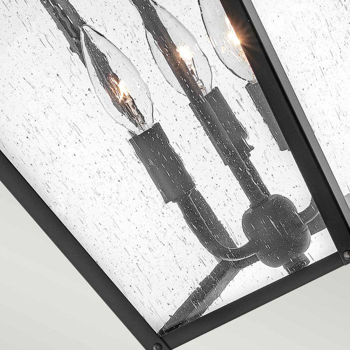 Elstead Lighting Huntersfield 3 Light Large Chain Lantern - Black