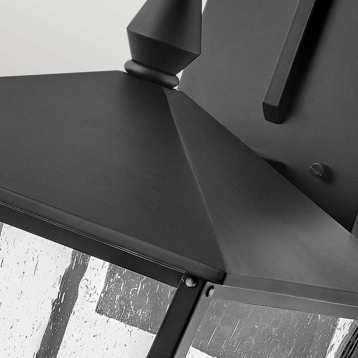 Elstead Lighting Huntersfield 3 Light Large Wall Lantern - Black