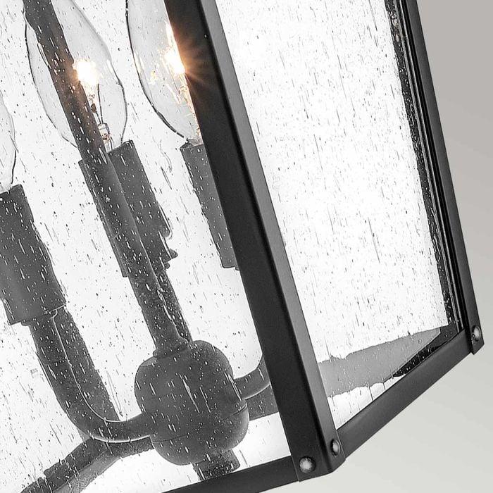 Elstead Lighting Huntersfield 3 Light Large Wall Lantern - Black