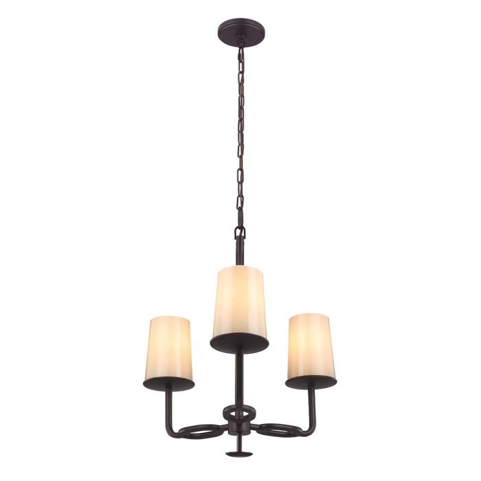 elstead lighting Huntley 3 Light Chandelier - Oil Rubbed Bronze