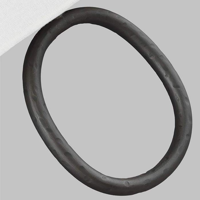 Elstead Lighting Indo 1 Light Wall Light - Aged Iron And Off White Cotton Shade