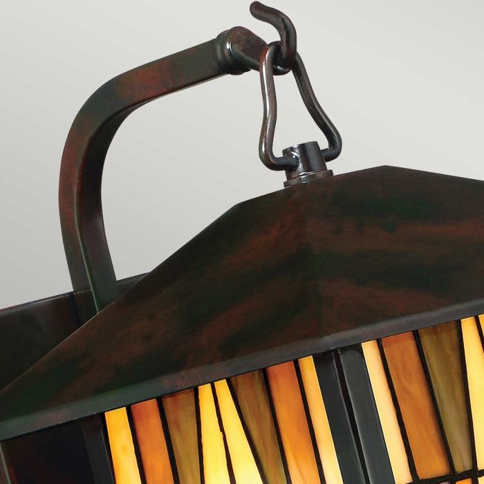 Elstead Lighting Inglenook 1 Light Outdoor Medium Wall Lantern - Valiant Bronze