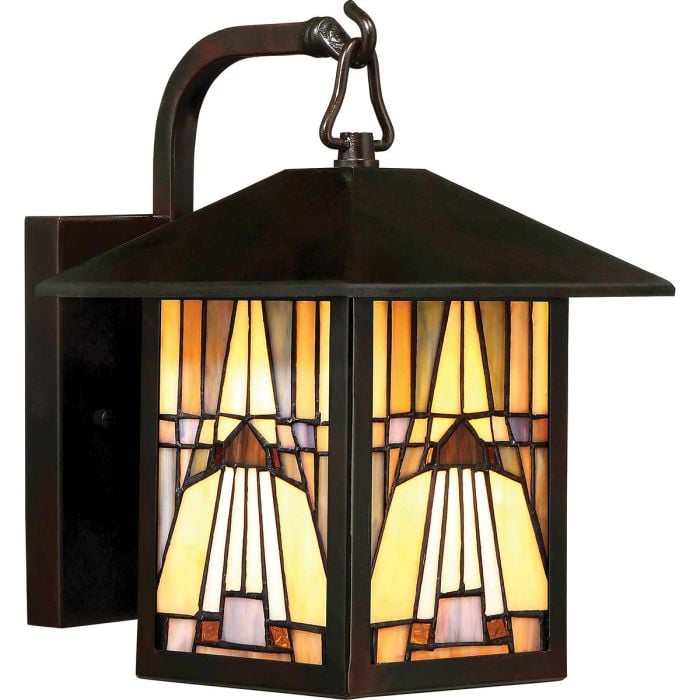 elstead lighting Inglenook 1 Light Outdoor Small Wall Lantern - Valiant Bronze