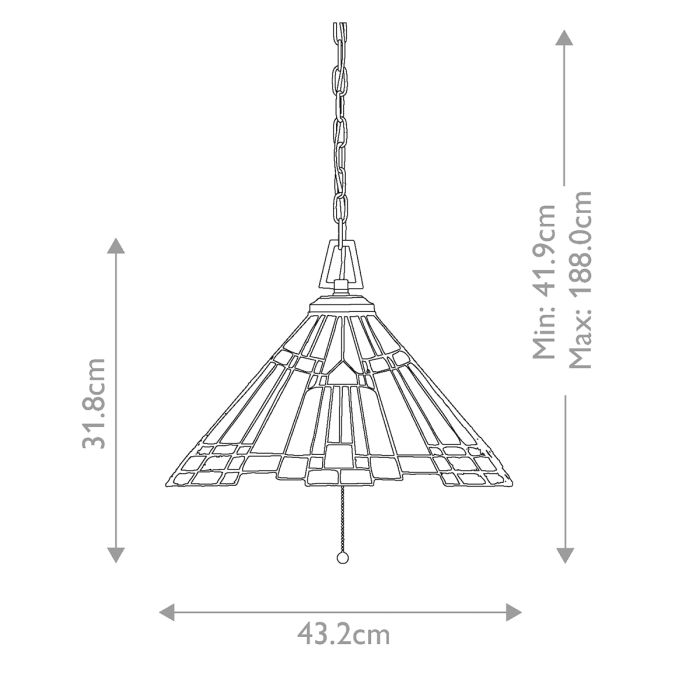 Elstead Lighting Inglenook 3 Light Pendant - A- Valiant Bronze