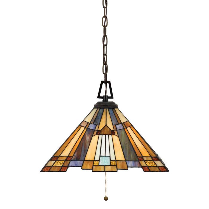 elstead lighting Inglenook 3 Light Pendant - A- Valiant Bronze