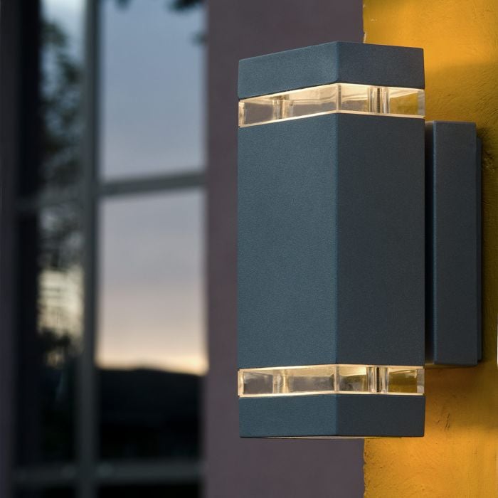 Elstead Lighting Jannik 2 Light Led Wall Light - Graphite