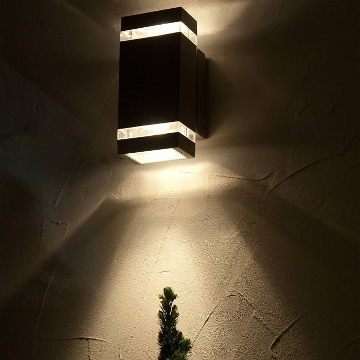 Elstead Lighting Jannik 2 Light Led Wall Light - Graphite