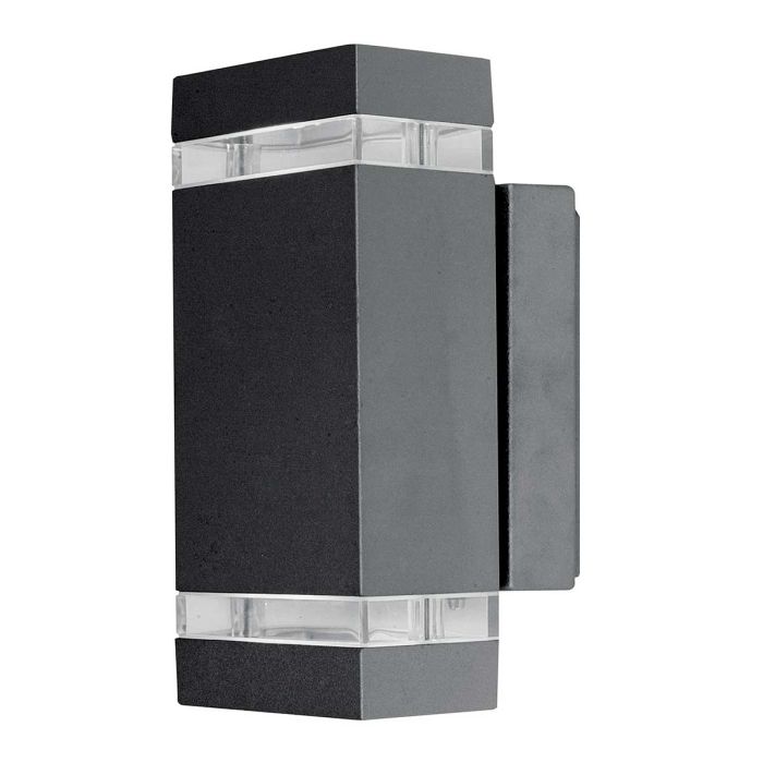 elstead lighting Jannik 2 Light Led Wall Light - Graphite