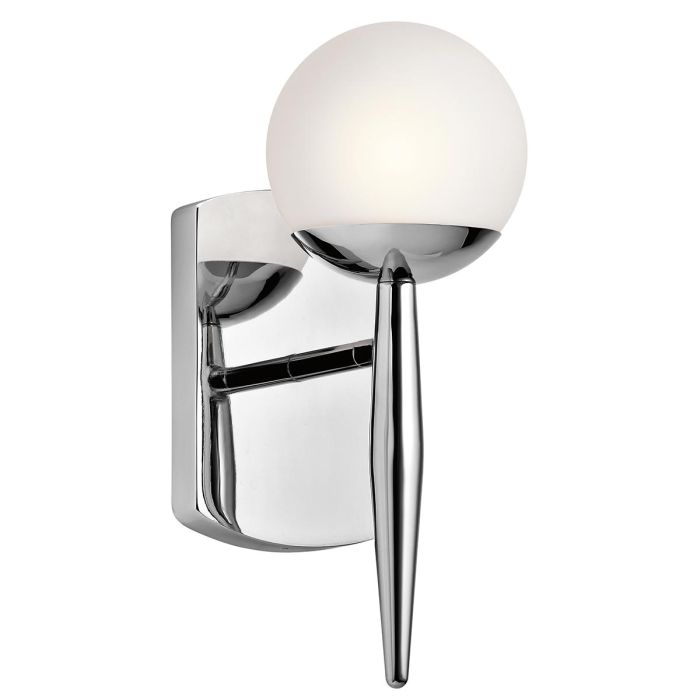 elstead lighting Jasper 1 Light Wall Light - Polished Chrome