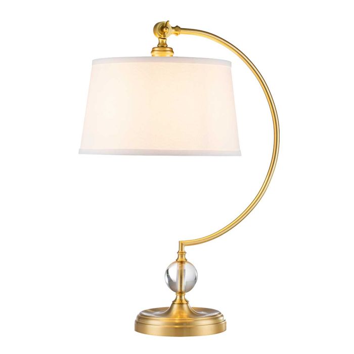 elstead lighting Jenkins 1 Light Table Lamp - Brushed Brass