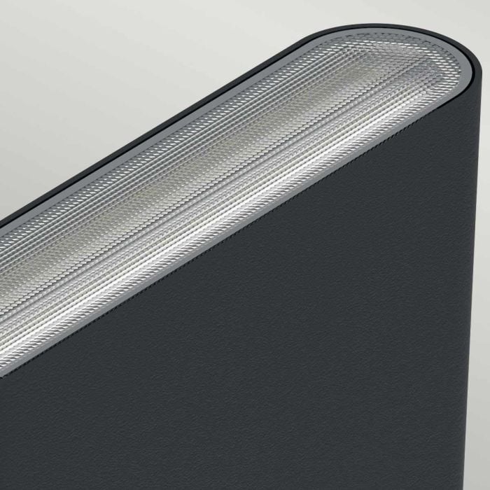 Elstead Lighting Jens LED Wall Light - Black Cast Aluminium Polycarbonate Lens