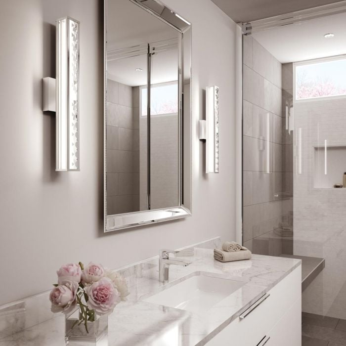 Elstead Lighting Jessie 1 Light LED Wall Light - Polished Chrome