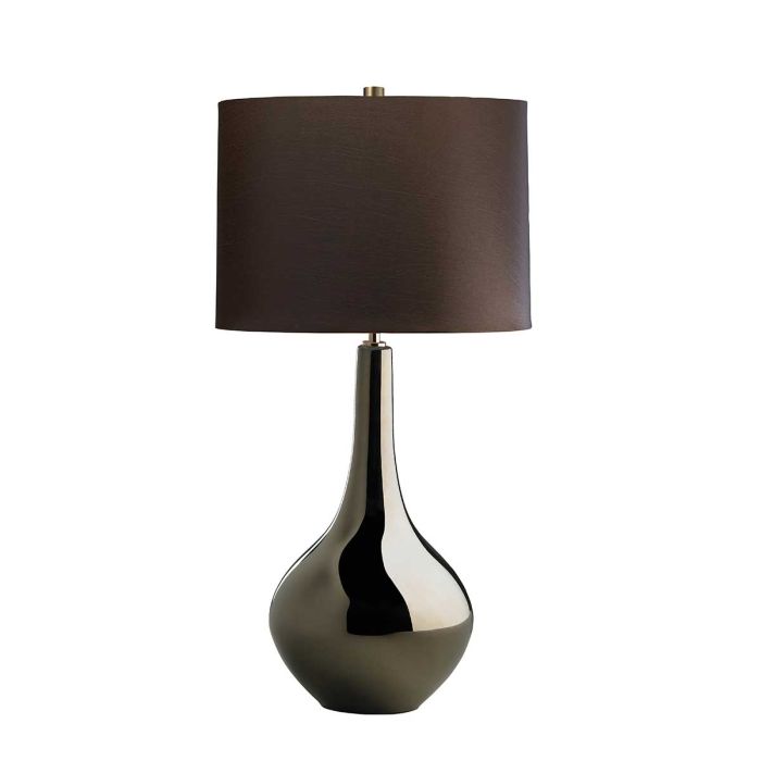 elstead lighting Job 1 Light Table Lamp - Bronze Metallic Brown Shade