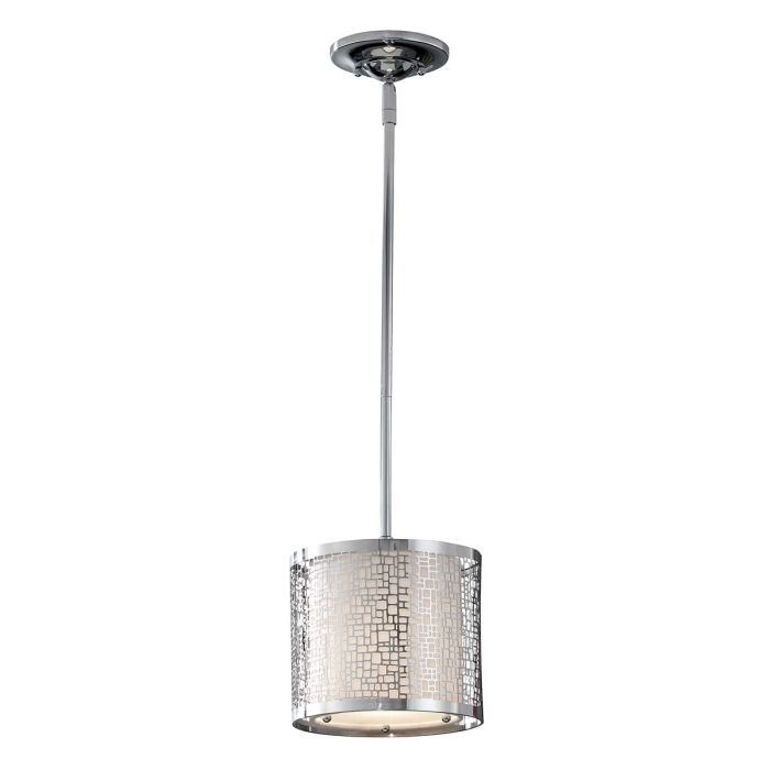 elstead lighting Joplin 1 Light Mini Pendant - Chrome