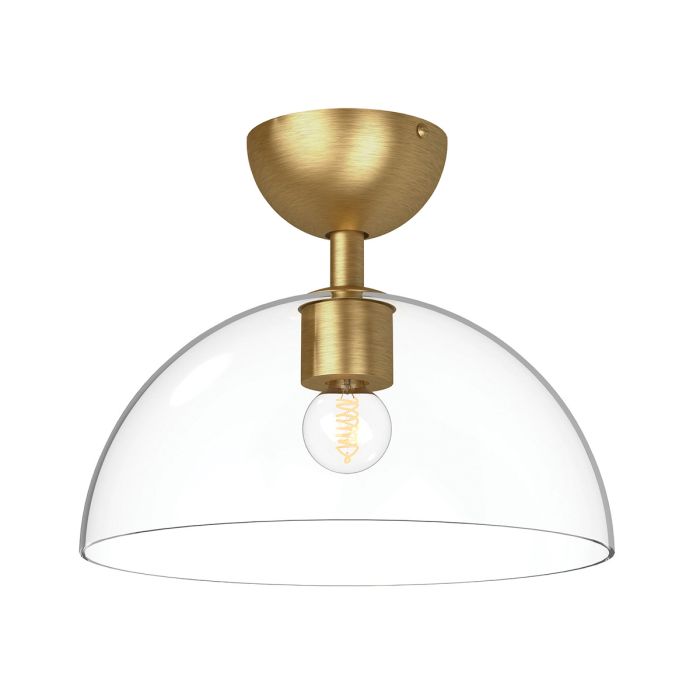 elstead lighting Jude 1 lt Semi Flush Light - Brushed Gold