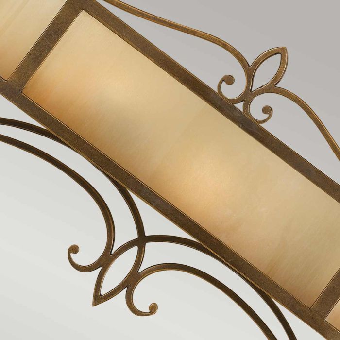 Elstead Lighting Justine 2 Light Wall Light - Horizontal - Astral Bronze