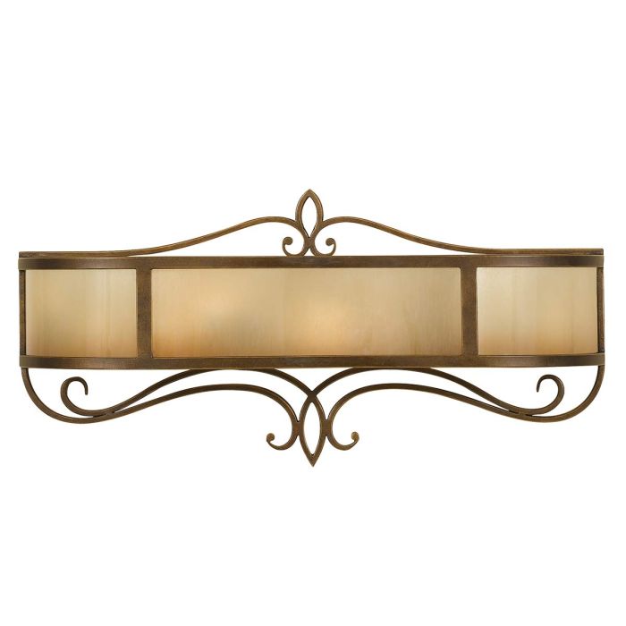 elstead lighting Justine 2 Light Wall Light - Horizontal - Astral Bronze