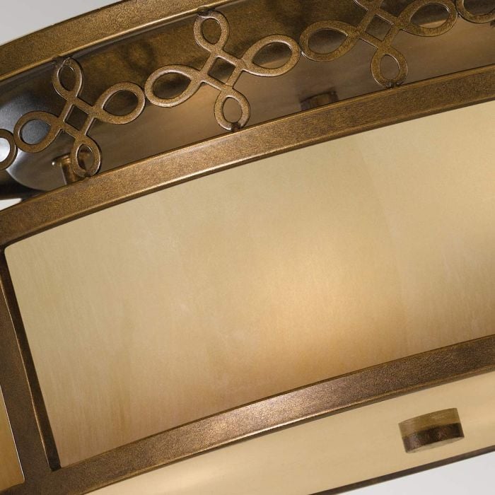 Elstead Lighting Justine 3 Light Flush - Astral Bronze