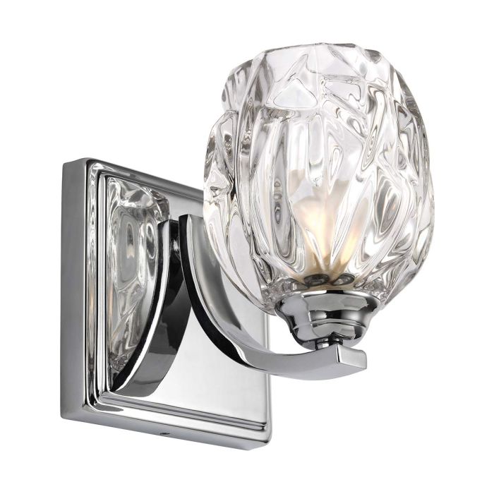 elstead lighting Kalli 1 Light Wall Light - Polished Chrome