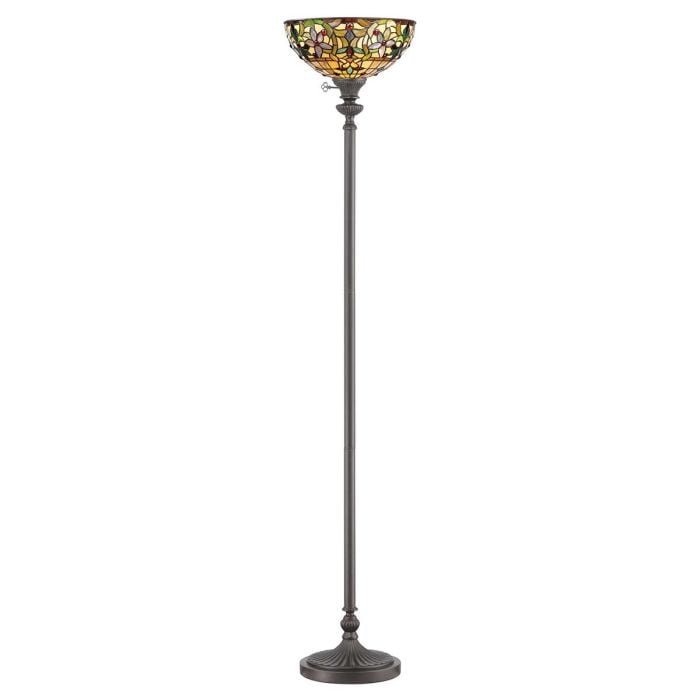 elstead lighting Kami 1 Light Torchiere - Vintage Bronze
