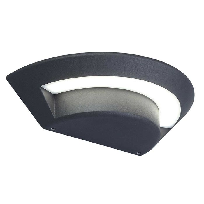 elstead lighting Kasper 1 Light Small Wall Light - Graphite