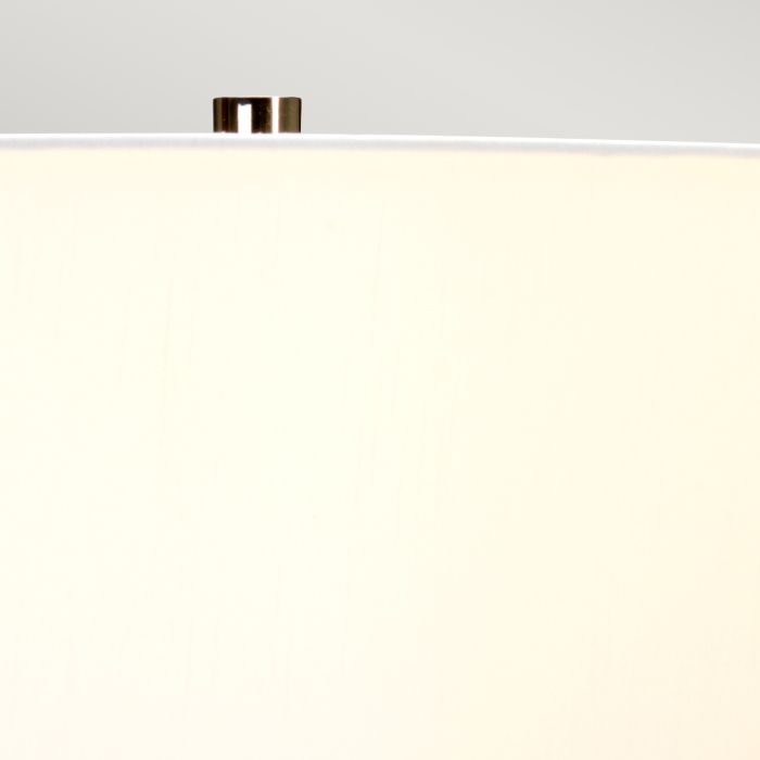 Elstead Lighting Kew 1 Light Table Lamp - Sage Green With White Shade