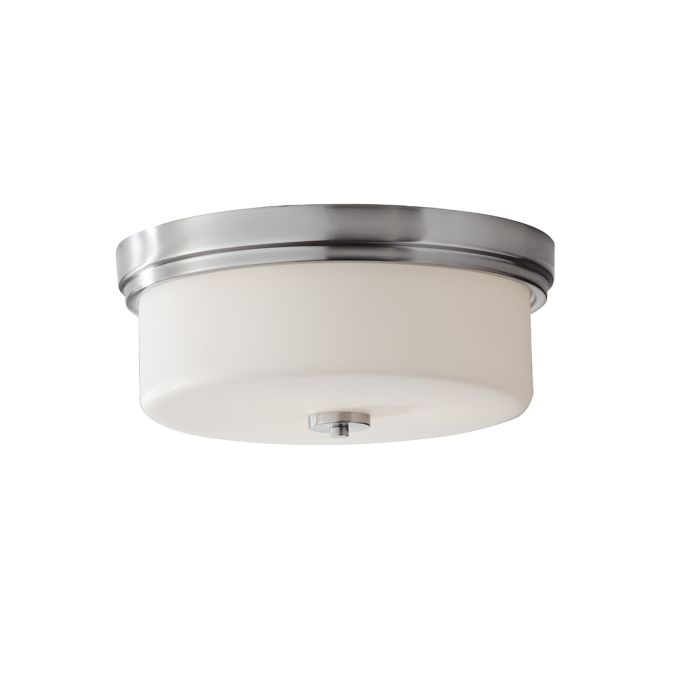 elstead lighting Kincaid 3 Light Flush Light - Polished Chrome