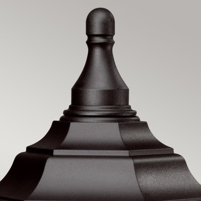 Elstead Lighting Kinsale 1 Light Pedestal/Porch Lantern - Black