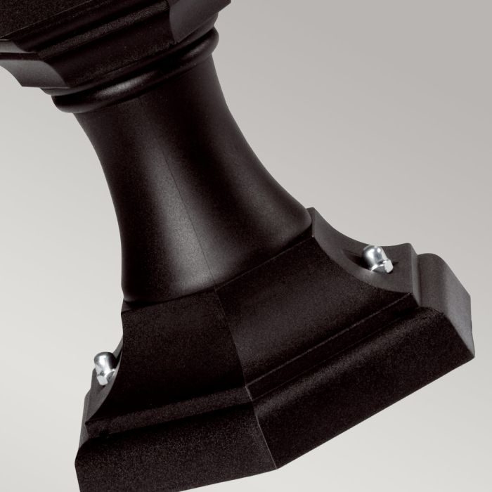 Elstead Lighting Kinsale 1 Light Pedestal/Porch Lantern - Black