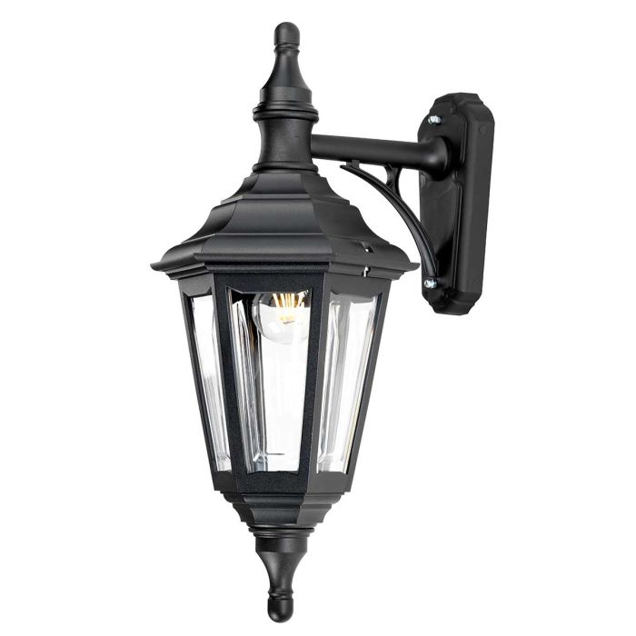 elstead lighting Kinsale 1 Light Wall Lantern - Black