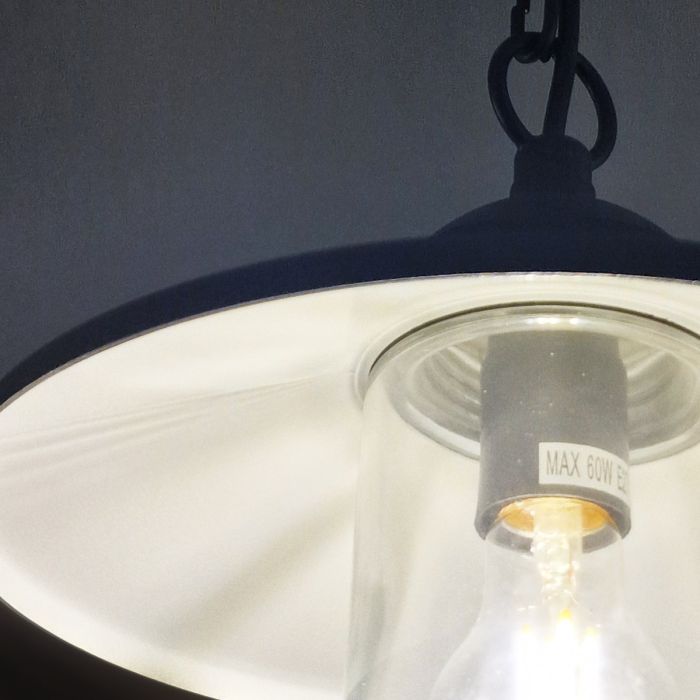 Elstead Lighting Klampenborg 1 Light Chain Lantern - Black