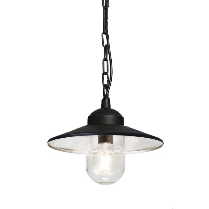 elstead lighting Klampenborg 1 Light Chain Lantern - Black
