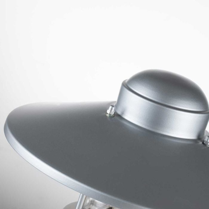 Elstead Lighting Klampenborg 1 Light Pedestal - Silver