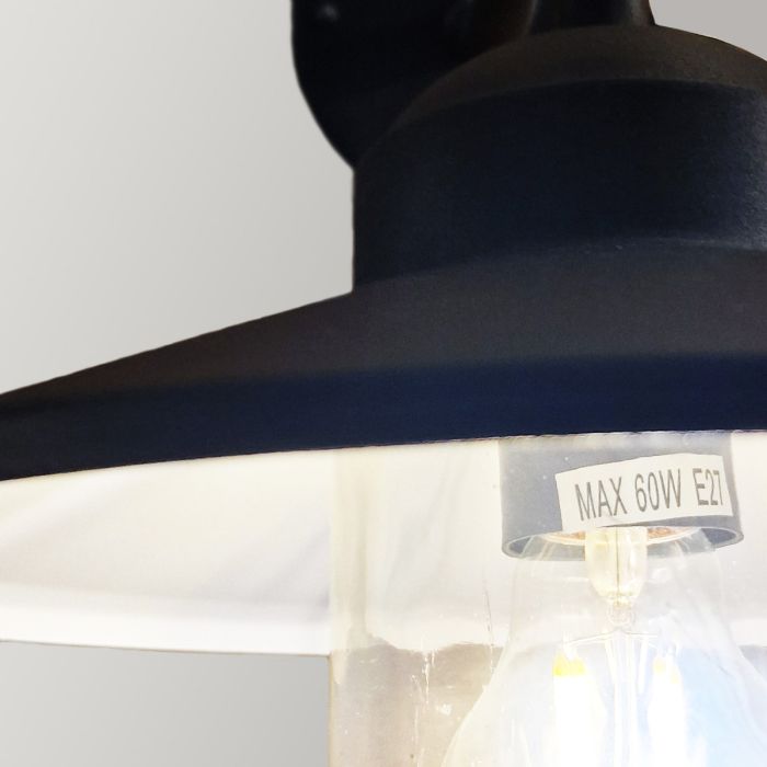 Elstead Lighting Klampenborg 1 Light Wall Lantern - Black