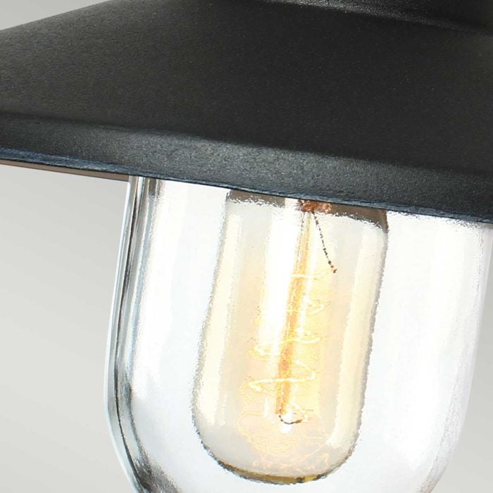 Elstead Lighting Klampenborg 1 Light Wall Lantern - Black