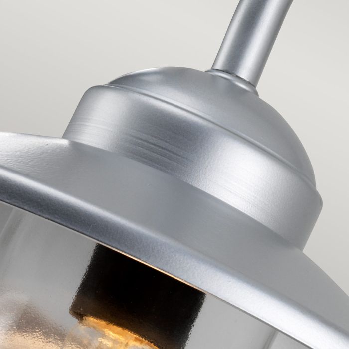 Elstead Lighting Klampenborg 1 Light Wall Lantern - Silver