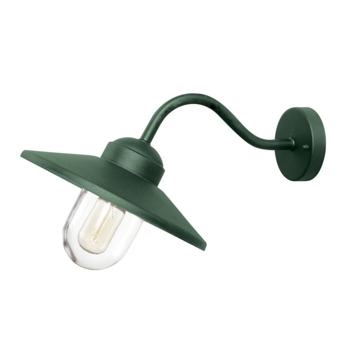 elstead lighting Klampenborg 1 lt Wall Lantern - Fir Green