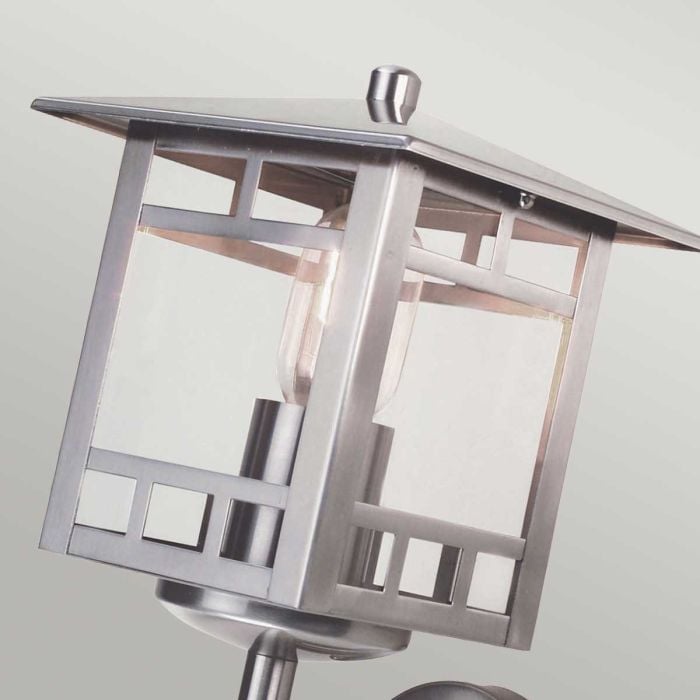 Elstead Lighting Kolne 1 Light Wall Lantern - Stainless Steel
