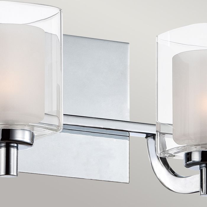 Elstead Lighting Kolt 2 Light Wall Light - Polished Chrome