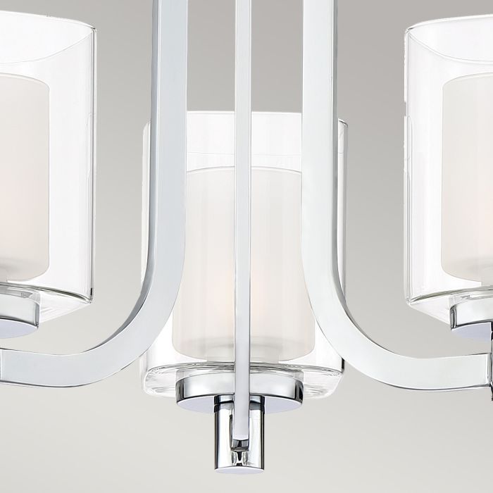 Elstead Lighting Kolt 3 Light Semi-Flush - Polished Chrome