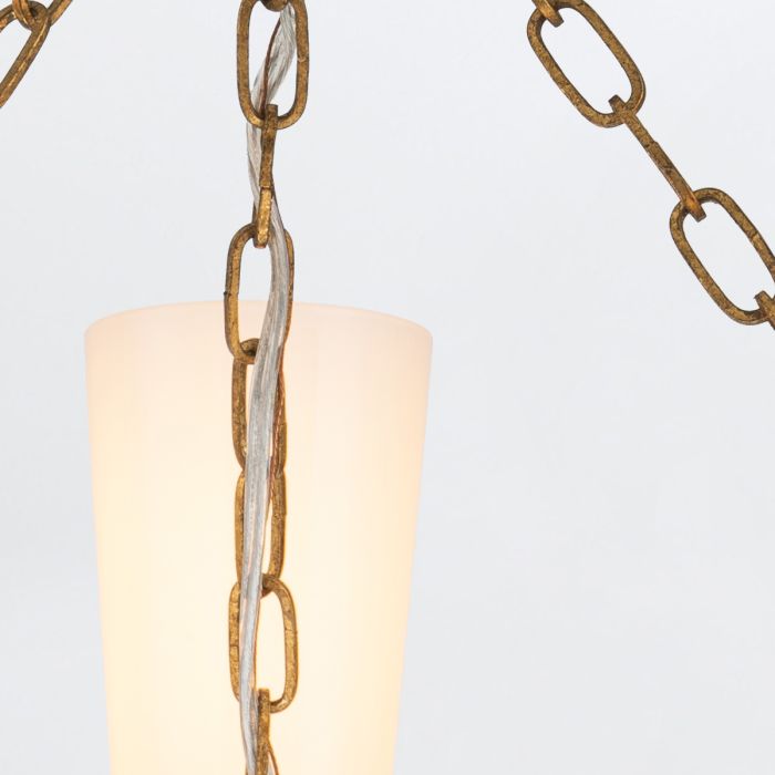 Elstead Lighting Kristy 3 Lt Chandelier - Distressed Gold